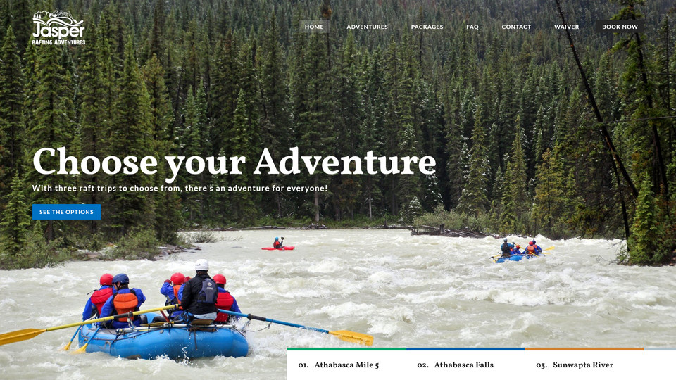 Jasper Rafting Adventures Screenshot